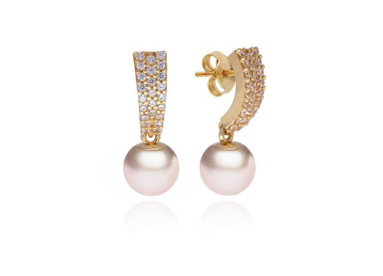 MOISS náušnice ze žlutého zlata