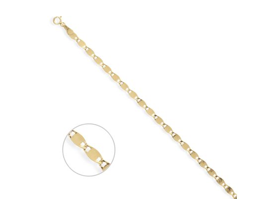 MOISS řetízkový náramek ze žlutého zlata