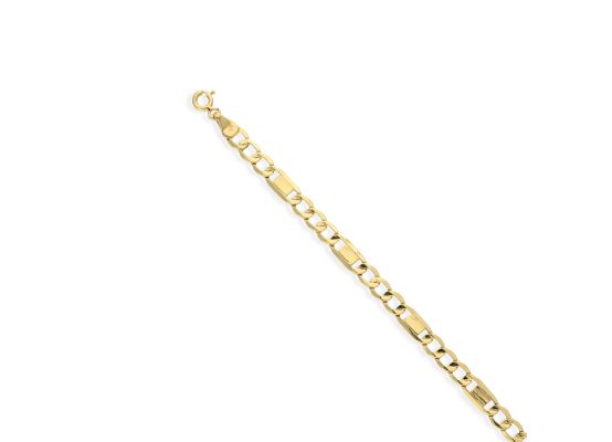 MOISS řetízkový náramek ze žlutého zlata