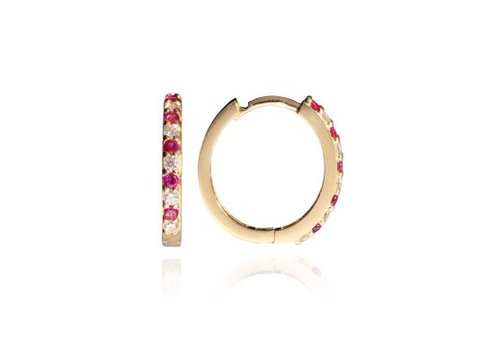 MOISS náušnice ze žlutého zlata