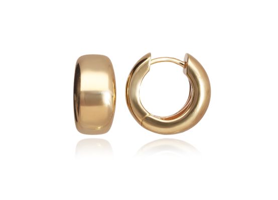 MOISS náušnice ze žlutého zlata