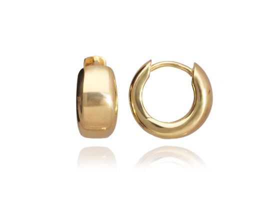 MOISS náušnice ze žlutého zlata