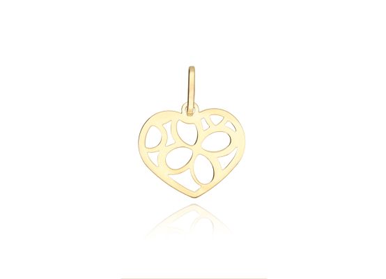 MOISS přívěsek ze žlutého zlata SRDCE
