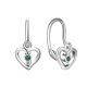 MOISS dětské stříbrné náušnice SRDCE
