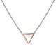 MOISS stříbrný náhrdelník ROSE GOLD
