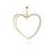 MOISS přívěsek ze žlutého zlata SRDCE