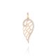 MOISS přívěsek z růžového zlata KŘÍDLA