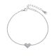 MOISS stříbrný náramek SRDCE