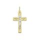 MOISS přívěsek ze žlutého zlata KŘÍŽ