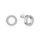 MOISS stříbrné náušnice KRUH
