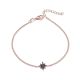 MOISS stříbrný náramek HVĚZDA ROSE