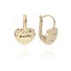 MOISS náušnice ze žlutého zlata SRDCE