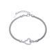MOISS stříbrný náramek SRDCE