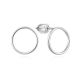 MOISS stříbrné náušnice KRUH