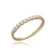 MOISS LG diamantový prsten ze žlutého zlata