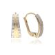 MOISS náušnice ze žlutého zlata BICOLOR