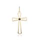 MOISS přívěsek ze žlutého zlata KŘÍŽEK
