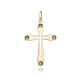 MOISS přívěsek ze žlutého zlata KŘÍŽEK