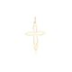 MOISS přívěsek ze žlutého zlata KŘÍŽEK