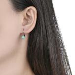 MOISS stříbrné náušnice OPÁL