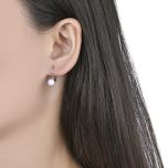 MOISS stříbrné náušnice OPÁL