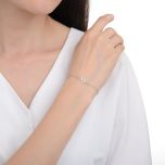 MOISS stříbrný náramek SRDCE