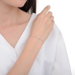 MOISS stříbrný náramek KOČKA