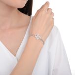 MOISS stříbrný náramek ČTYŘLÍSTEK