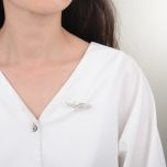 MOISS stříbrná brož