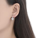 MOISS stříbrné náušnice SRDCE