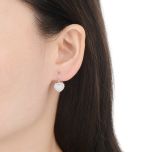 MOISS stříbrné náušnice SRDCE