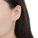 MOISS stříbrné náušnice MOTÝL