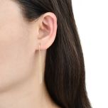 MOISS stříbrné náušnice GOLD
