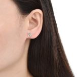 MOISS stříbrné náušnice KOČKA