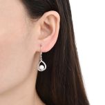 MOISS perlové stříbrné náušnice