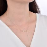 MOISS stříbrný náhrdelník GOLD