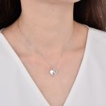 MOISS stříbrný náhrdelník SRDCE