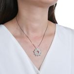 MOISS stříbrný přívěsek OPÁL SLUNCE