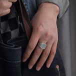 DIVERSE stříbrný prsten UNI 60-66