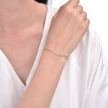 MOISS stříbrný náramek GOLD