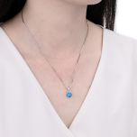 MOISS stříbrný přívěsek OPÁL