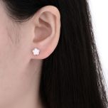 MOISS stříbrné náušnice KVĚTINA