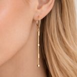 MOISS náušnice ze žlutého zlata